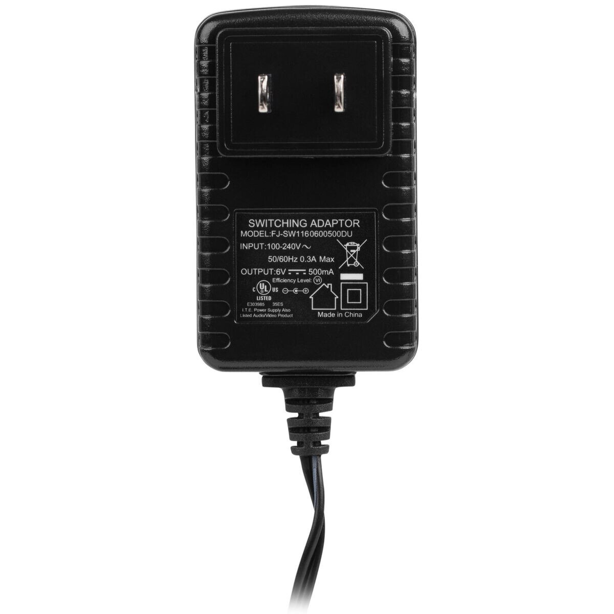 6V 500mA Power Supply AC Adapter Without Tip